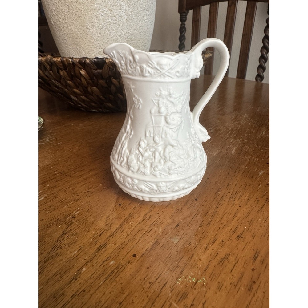 Vintage Portmeirion England Parian Ware White Bisque Creamer